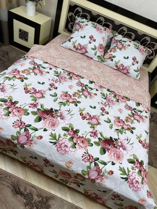 Комплект постільної білизни Преміум 02-017 Бязь