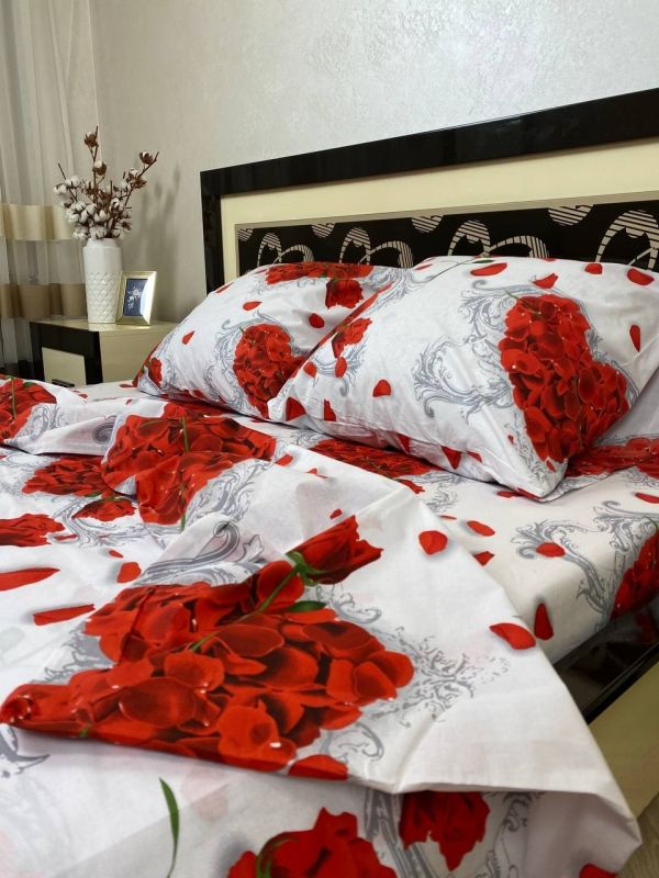 Комплект постільної білизни Преміум 02-020 Бязь наволочки 50*70см