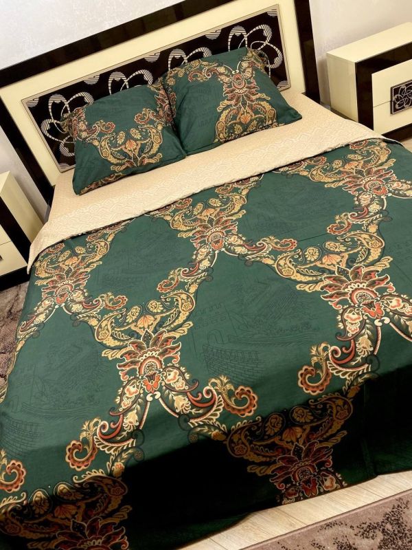 Комплект постільної білизни Преміум 02-021 Бязь