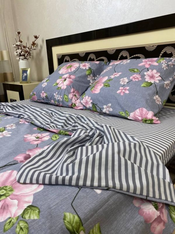 Комплект постільної білизни Преміум 02-026 Бязь наволочки 50*70см