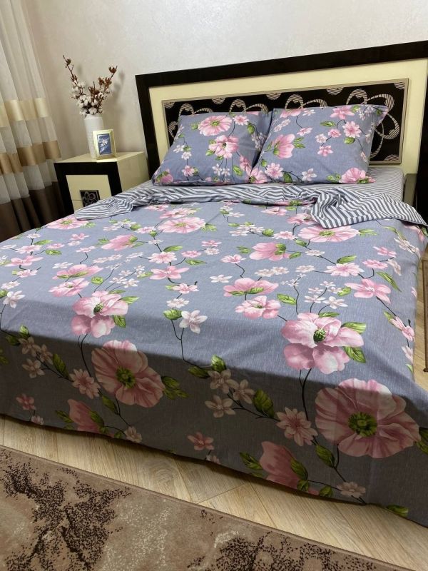 Комплект постільної білизни Преміум 02-026 Бязь