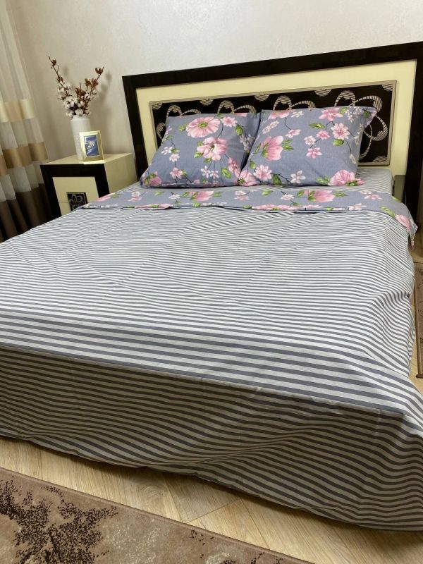 Комплект постільної білизни Преміум 02-026 Бязь