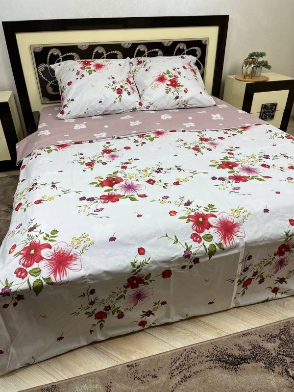 Комплект постільної білизни Преміум 02-034 Бязь