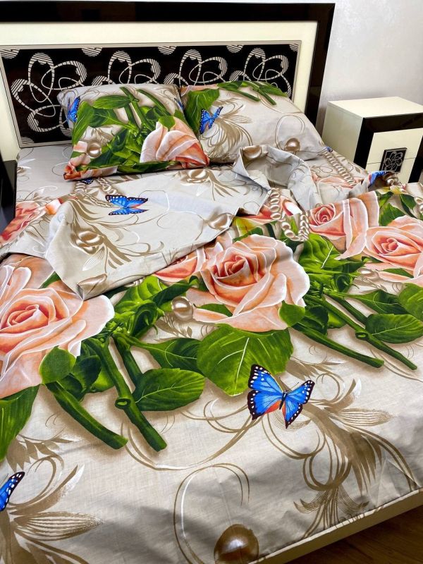 Комплект постільної білизни Преміум 02-037 Бязь наволочки 50*70см