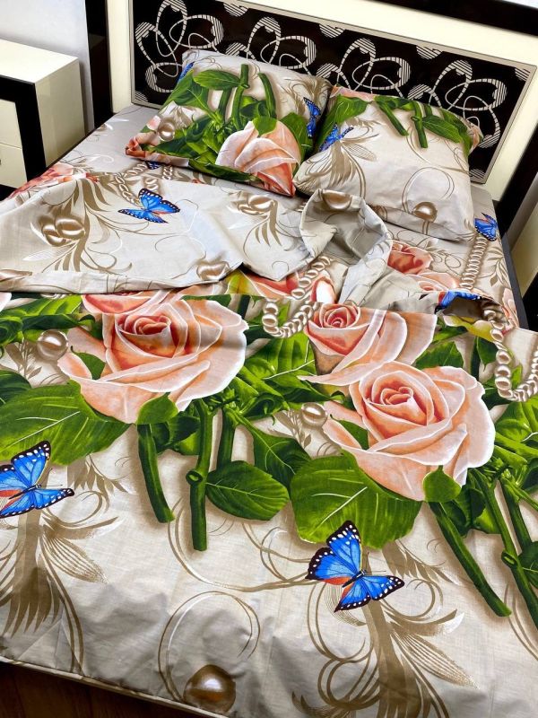 Комплект постільної білизни Преміум 02-037 Бязь наволочки 50*70см