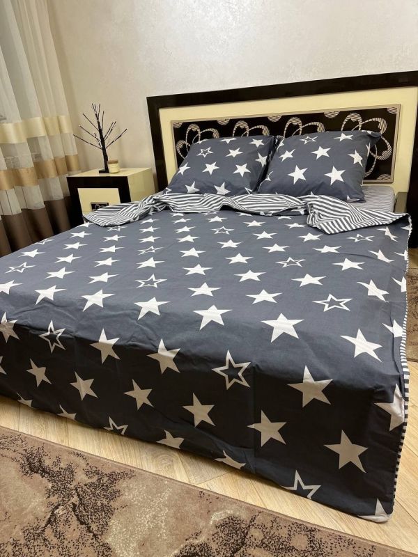 Комплект постільної білизни Преміум 02-038 Бязь