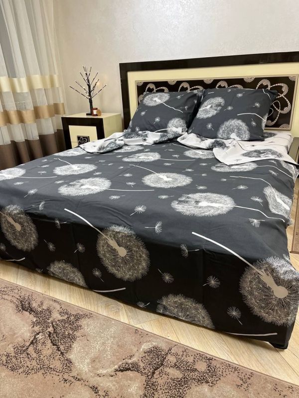 Комплект постільної білизни Преміум 02-039 Бязь