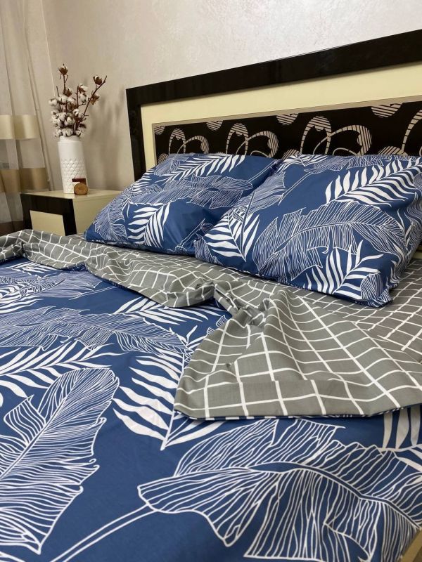 Комплект постільної білизни Преміум 02-042 Бязь