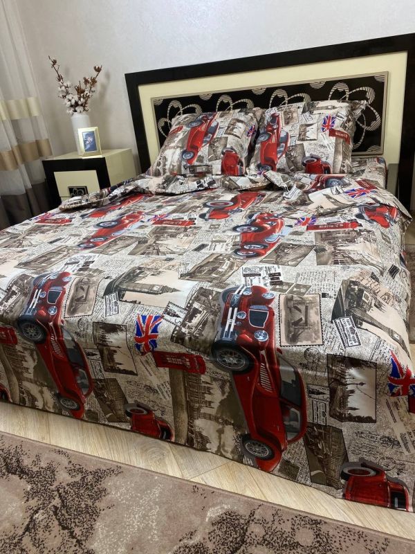 Комплект постільної білизни Преміум 02-048 Бязь наволочки 50*70см