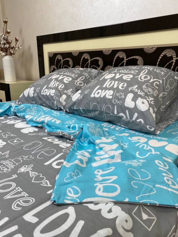 Комплект постільної білизни Преміум 02-049 Бязь