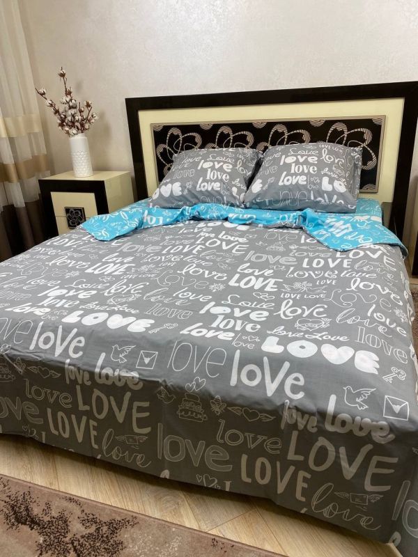 Комплект постільної білизни Преміум 02-049 Бязь