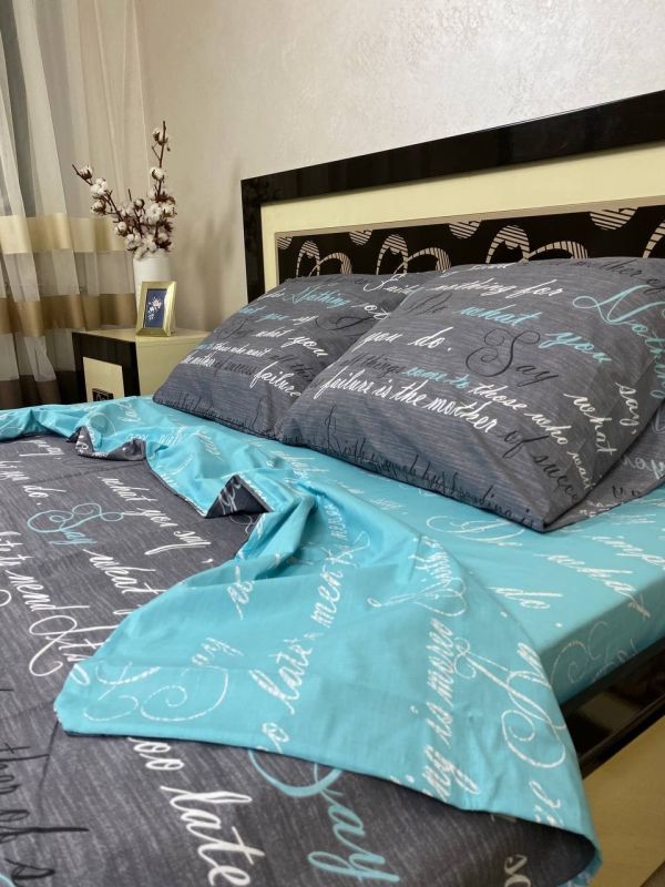 Комплект постільної білизни Преміум 02-052 Бязь наволочки 50*70см