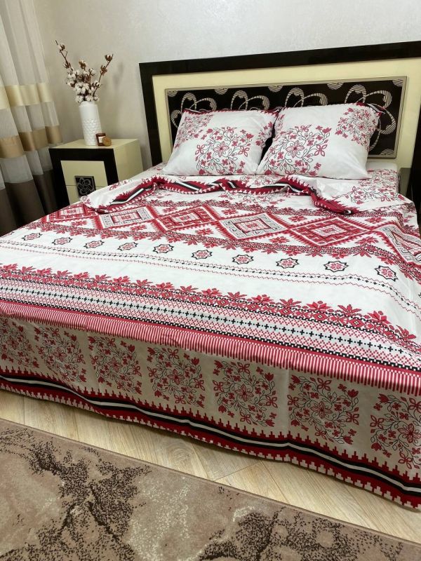 Комплект постільної білизни Преміум 03-001 Бязь