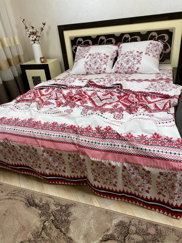 Комплект постільної білизни Преміум 03-001 Бязь