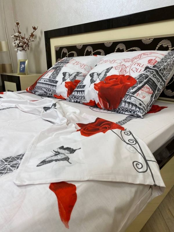 Комплект постільної білизни Преміум 03-022 Бязь