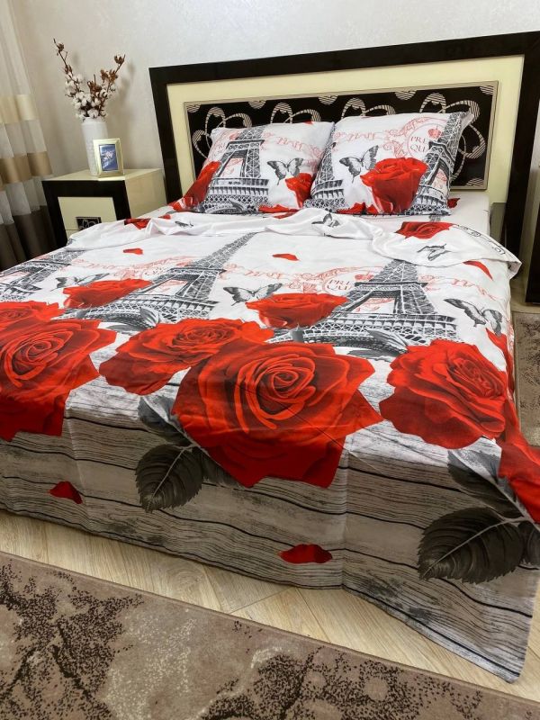 Комплект постільної білизни Преміум 03-022 Бязь