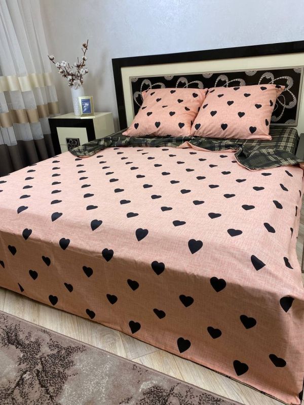 Комплект постільної білизни Преміум 03-032 Бязь