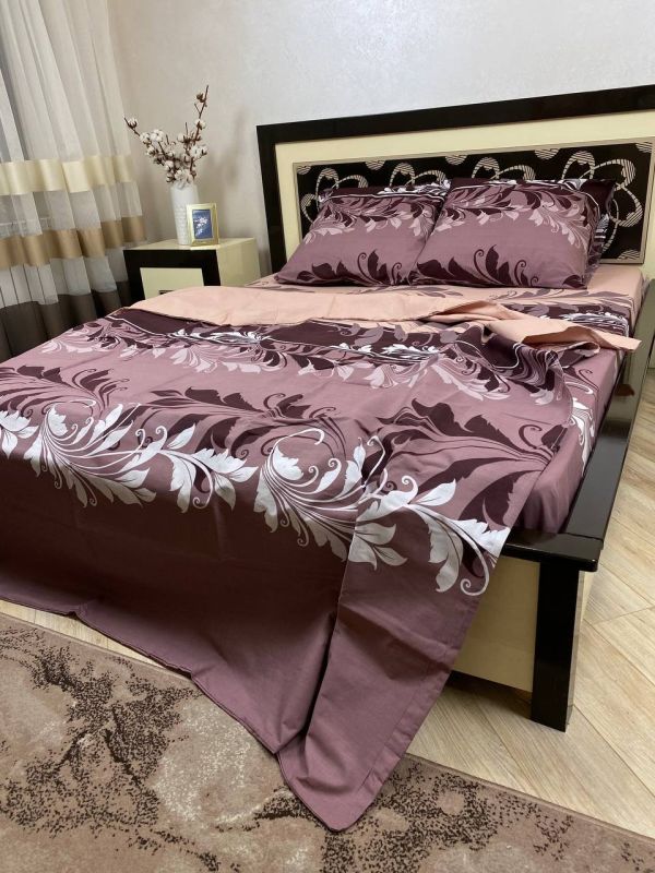 Комплект постільної білизни Преміум 03-042 Бязь