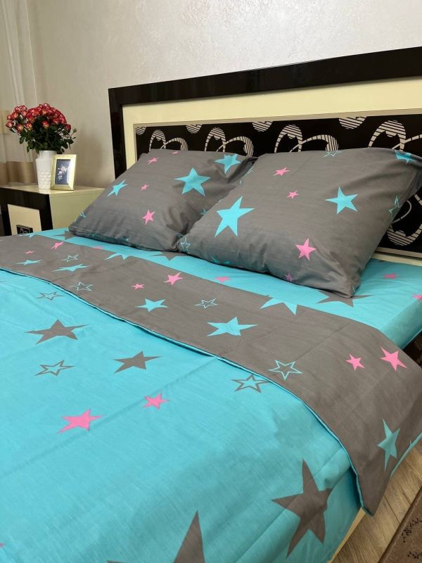 Комплект постільної білизни Преміум 03-043 Бязь наволочки 50*70см