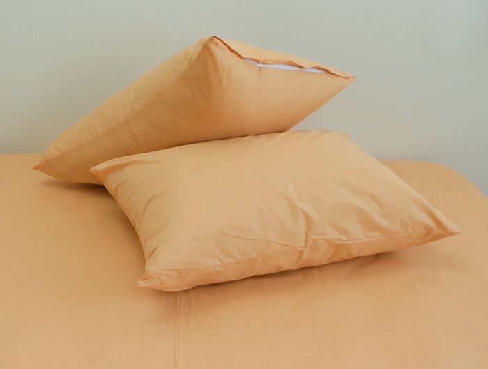 Комплект постільної білизни наволочки 50*70см Ранфорс Apricot Cream