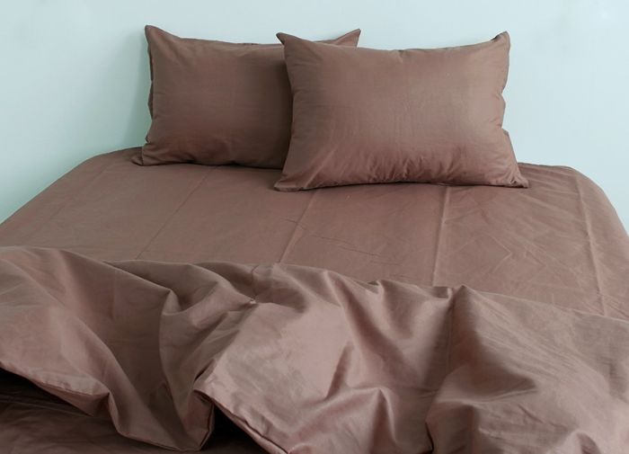 Комплект постільної білизни двоспальний Ранфорс Mahogany Rose