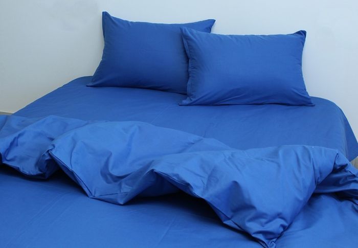 Комплект постільної білизни двоспальний наволочки 50*70см Ранфорс Princess Blue