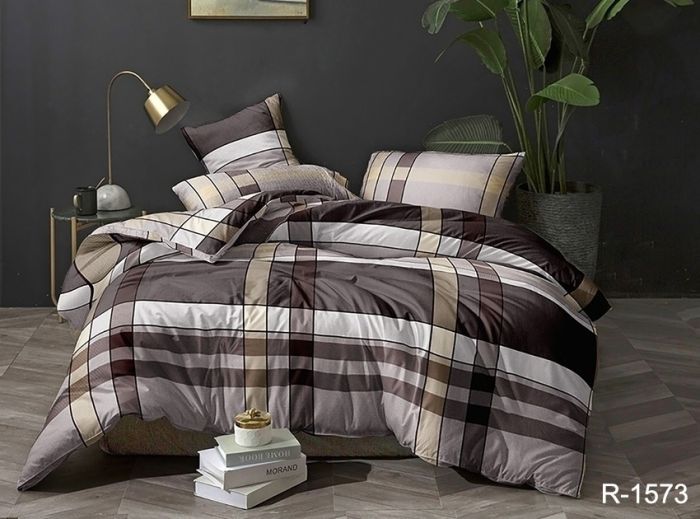 Комплект постільної білизни двоспальний наволочки 50*70см Ранфорс R-1573