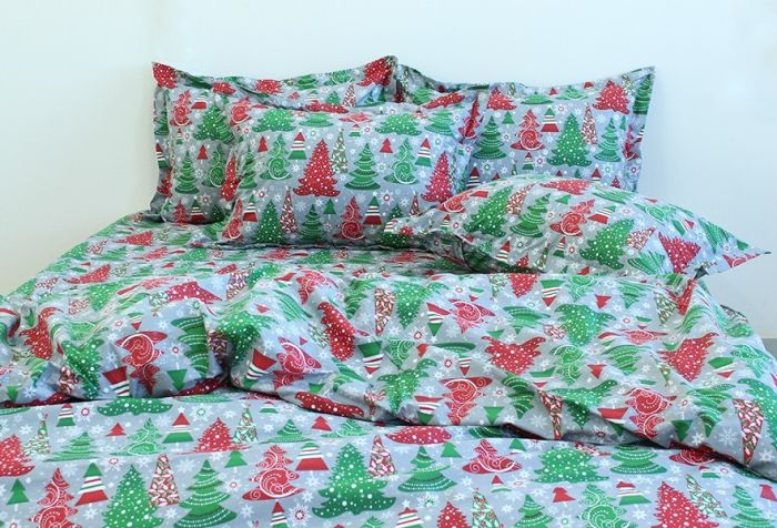 Комплект постільної білизни двоспальний наволочки 50*70см Ранфорс R-T9131