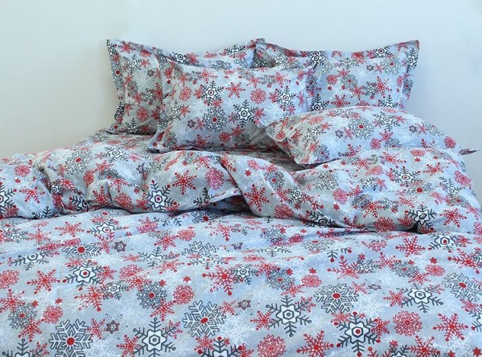 Комплект постільної білизни двоспальний Ранфорс R-T9134