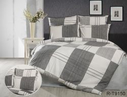 Комплект постільної білизни двоспальний Ранфорс R-T9150