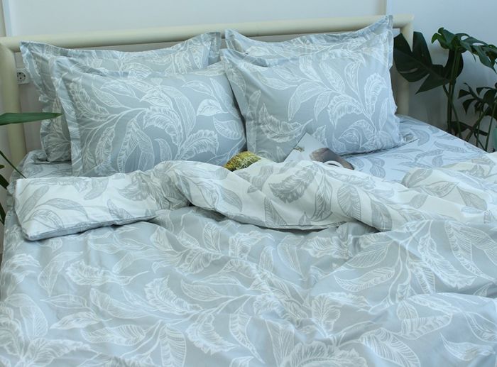 Комплект постільної білизни двоспальний наволочки 50*70см Ранфорс R-T9153