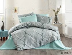 Комплект постільної білизни двоспальний Ранфорс R-T9172