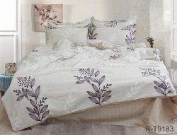 Комплект постільної білизни двоспальний Ранфорс R-T9183