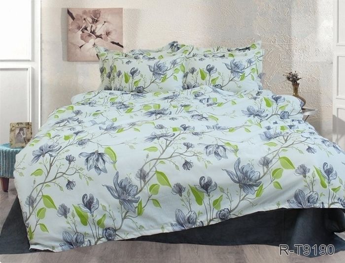 Комплект постільної білизни двоспальний Ранфорс R-T9190