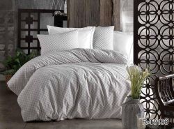 Комплект постільної білизни двоспальний Ранфорс R-T9193