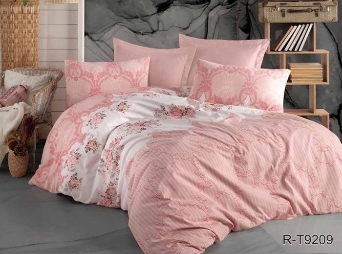 Комплект постільної білизни двоспальний наволочки 50*70см Ранфорс R-T9209