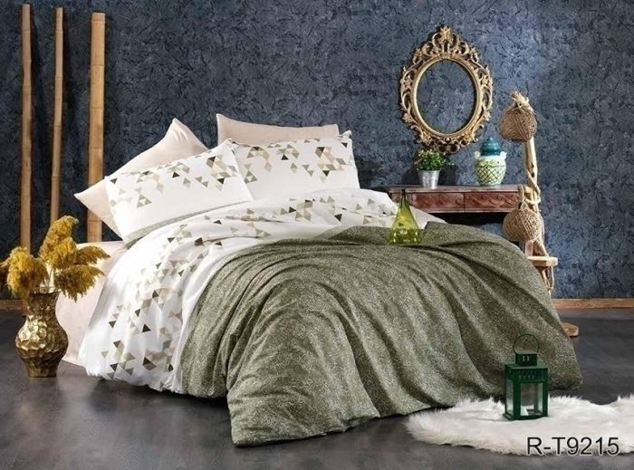 Комплект постільної білизни двоспальний наволочки 50*70см Ранфорс R-T9215