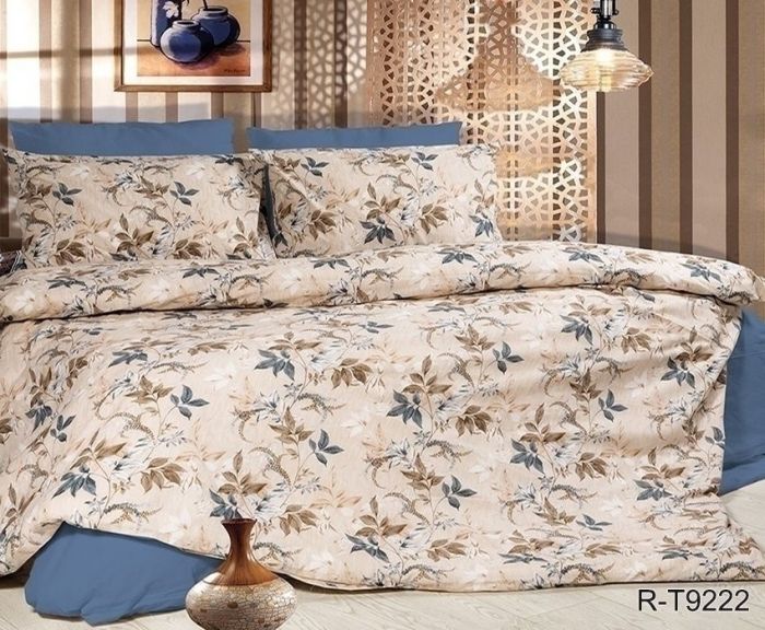 Комплект постільної білизни двоспальний Ранфорс R-T9222