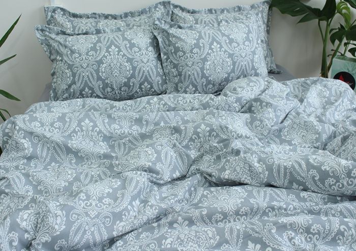 Комплект постільної білизни двоспальний наволочки 50*70см Ранфорс R-T9243