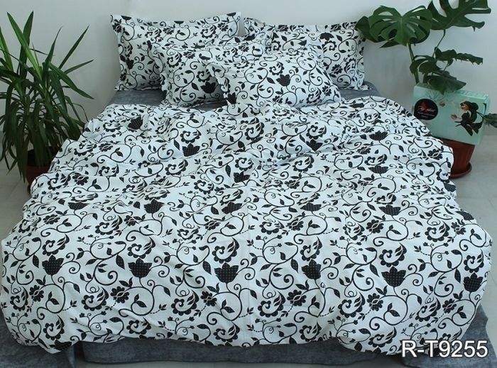 Комплект постільної білизни двоспальний Ранфорс R-T9255