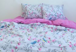 Комплект постільної білизни двоспальний наволочки 50*70см Ранфорс R-V8163