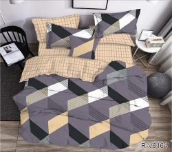 Комплект постільної білизни двоспальний наволочки 50*70см Ранфорс R-V8164