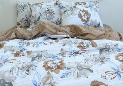 Комплект постільної білизни двоспальний наволочки 50*70см Ранфорс R-V8165