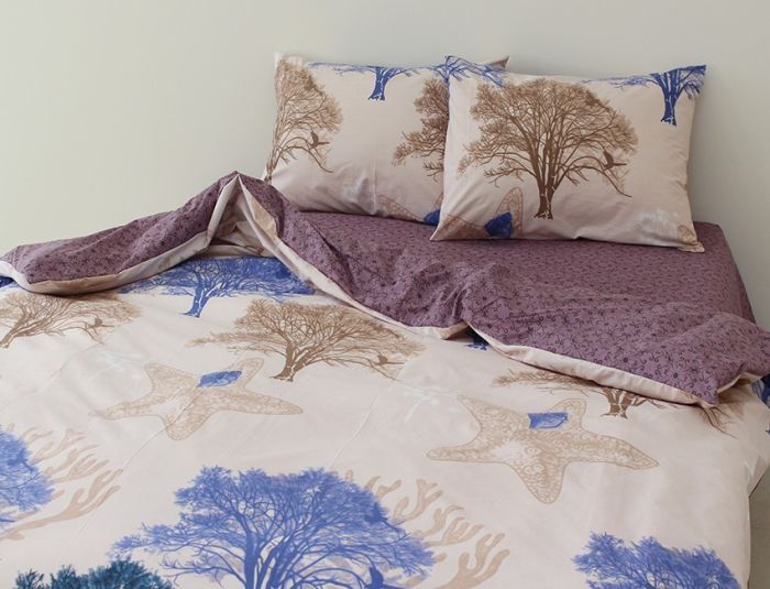 Комплект постільної білизни двоспальний Ранфорс R4534