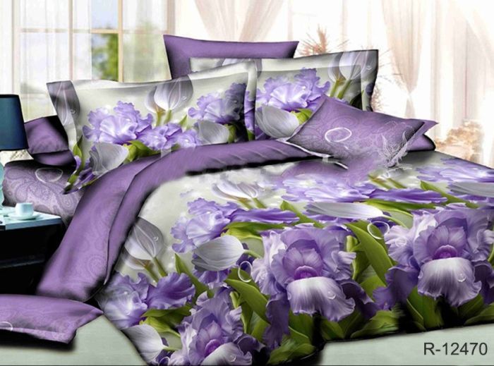 Комплект постільної білизни євро наволочки 50*70см Ранфорс R12470