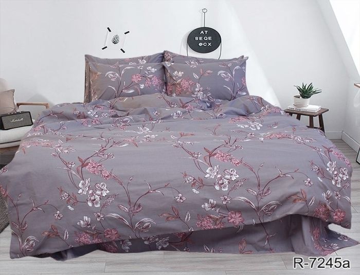 Комплект постільної білизни євро Ранфорс R7245a