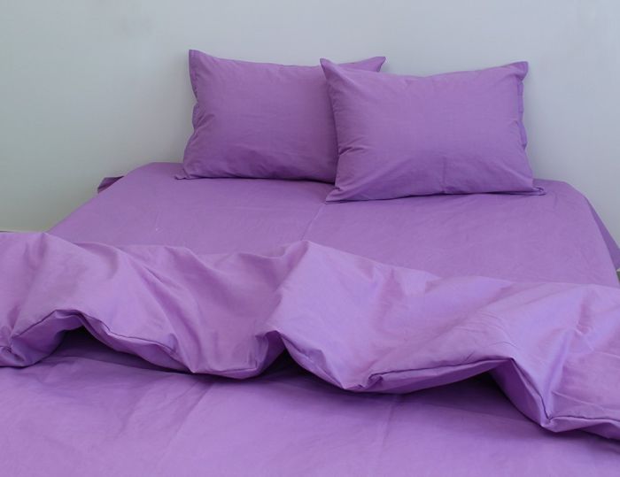 Комплект постільної білизни євро Ранфорс Lavender Herb