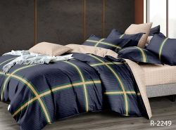 Комплект постільної білизни євро Ранфорс R-2249