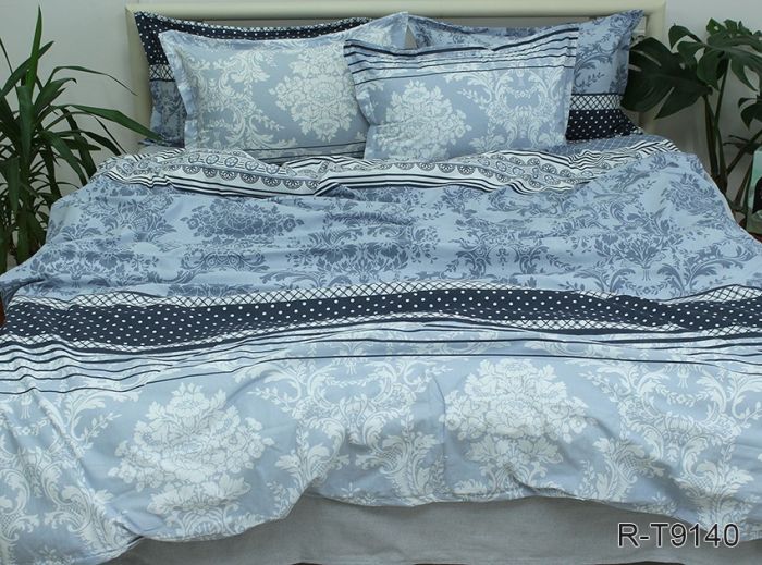 Комплект постільної білизни євро Ранфорс R-T9140