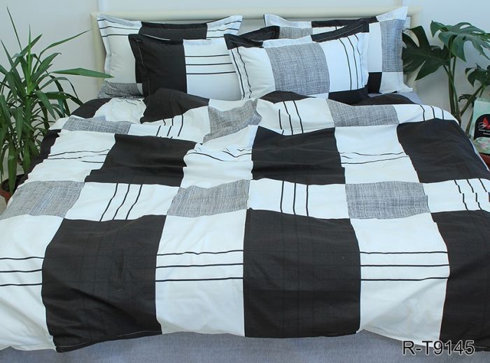 Комплект постільної білизни євро наволочки 50*70см Ранфорс R-T9145